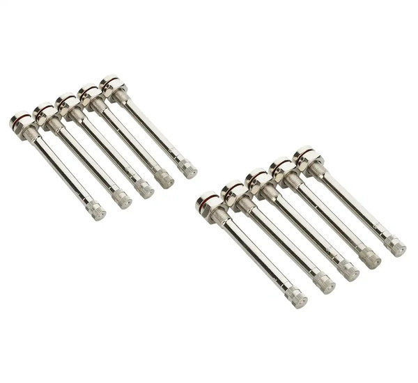 Valve for tubeless truck wheels chrome-plated TR 545 - 10 pieces