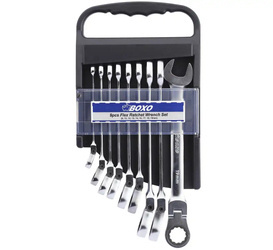 Ring-ended spanners - BOXO, 8-19mm 9 pcs