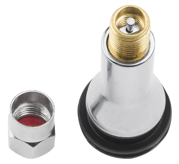 Valve TR414 chrome REDATS for aluminium rims - 1 pc.