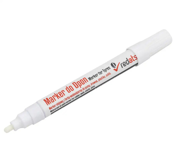 Oil marker for tires REDATS- white - 1 pcs