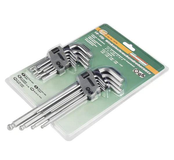 Imbus wrenches + Torx Mannesman set of 18el.