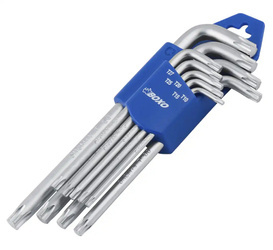 Torx keys set 9pcs L-type 175mm BOXO