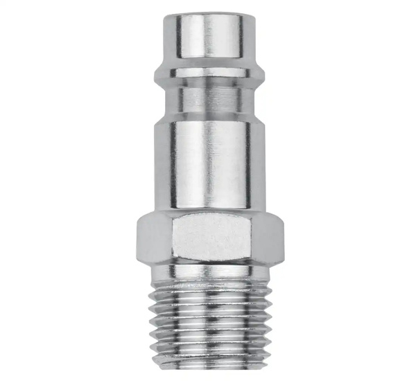 Quick coupler plug male thread - 1/4'