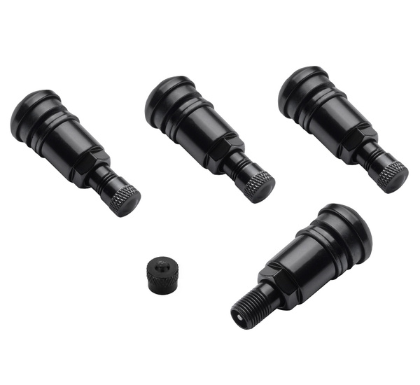Valve - TR 525 - black - 4pcs