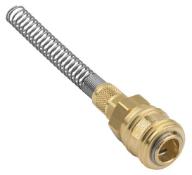 Quick coupling for 6-8mm hose RQS type 26 spiral ferrule