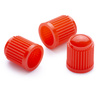 Valve caps - red - 100 pcs