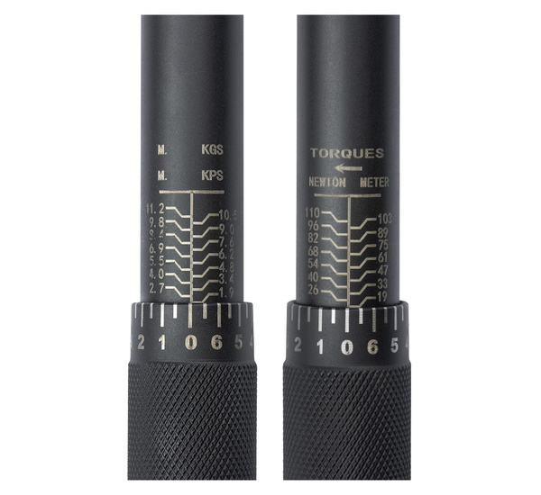 Torque wrench 3/8” 19-110 Nm REDATS black