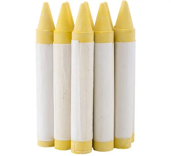 Tyre chalk, REDATS marker waxed - yellow