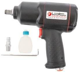 Set impact wrench for tyres 1100Nm 1/2"" BT Service + 1/4"" plug connector