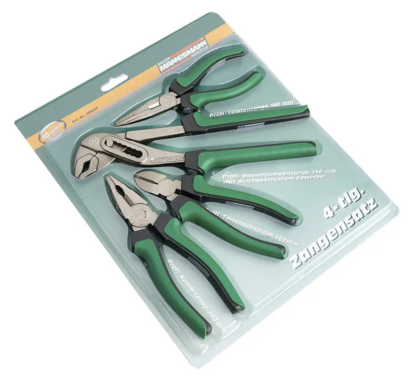 Set of pliers 4el. Mannesmann: cutters, adjustable, combiners, elongated