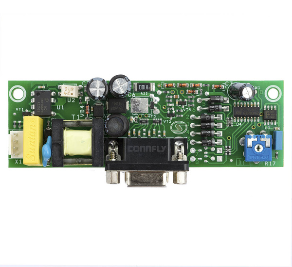 Plate with outputs for injectors