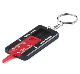 Tire Tread Depth Gauge Keychain – Black