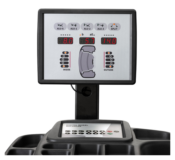 Automatic wheel balancer for passenger and light commercial vehicles – REDATS W-640