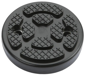 Rubber pad for post lifts - 120x30mm with 2 holes