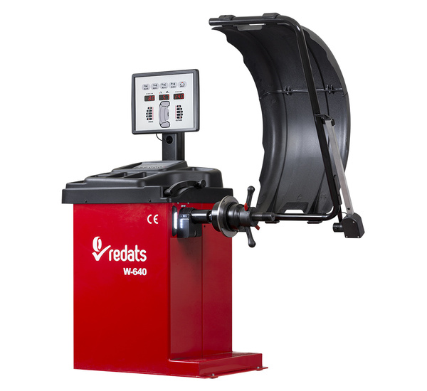 Automatic wheel balancer for passenger and light commercial vehicles – REDATS W-640