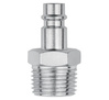 Quick coupler plug - male thread - 1/2