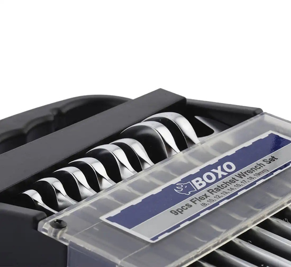 Ring-ended spanners - BOXO, 8-19mm 9 pcs