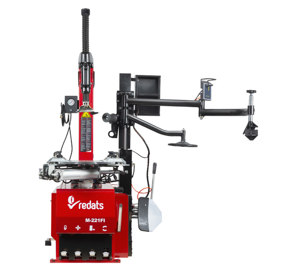 Automatic tyre changer with 3D-1 helper arm and Inflator REDATS M-221FI