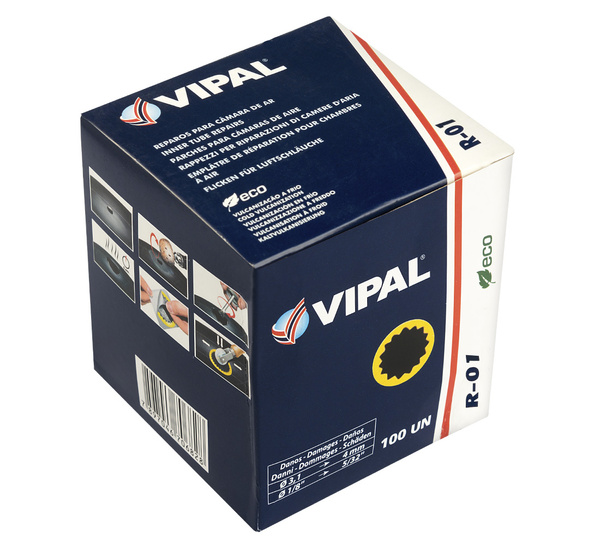 Tube repairs Vipal 40mm R01 100 pcs