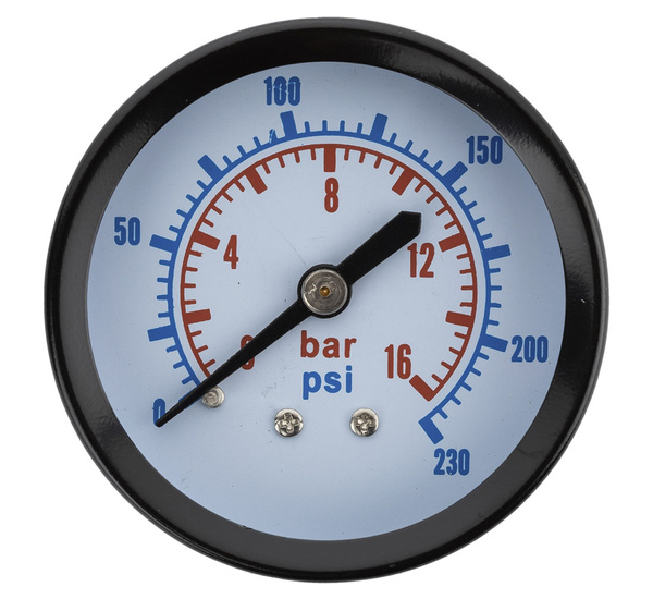 Manometer D40mm 0-16bar - 1/8