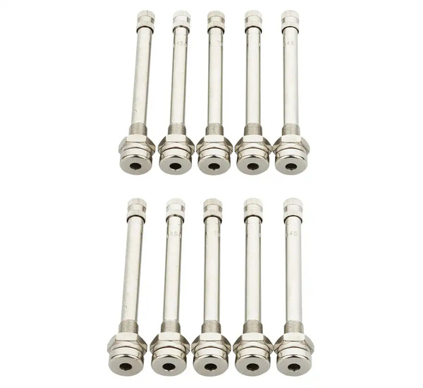 Valve for tubeless truck wheels chrome-plated TR 545 - 10 pieces