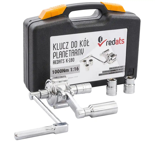 Labor saving wrench REDATS K-180 1000Nm 1:16