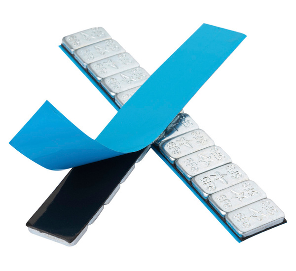 Adhesive wheel weights FIVESTARS Round zinc-plated 5G 400 pcs