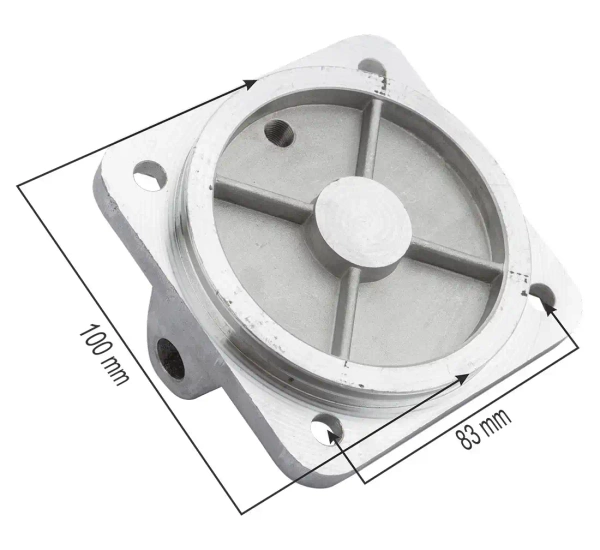 Rear lid of the 3D attachment cylinder