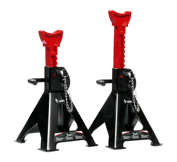 KIT Trolley Jack Lever 2 Tonnes REDATS LS-320 + Jack stand REDATS LS-920 + Rubber for Lift 2pcs
