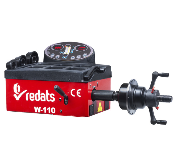 Semi-automatic manual wheel balancer REDATS W-110 230V or 12V