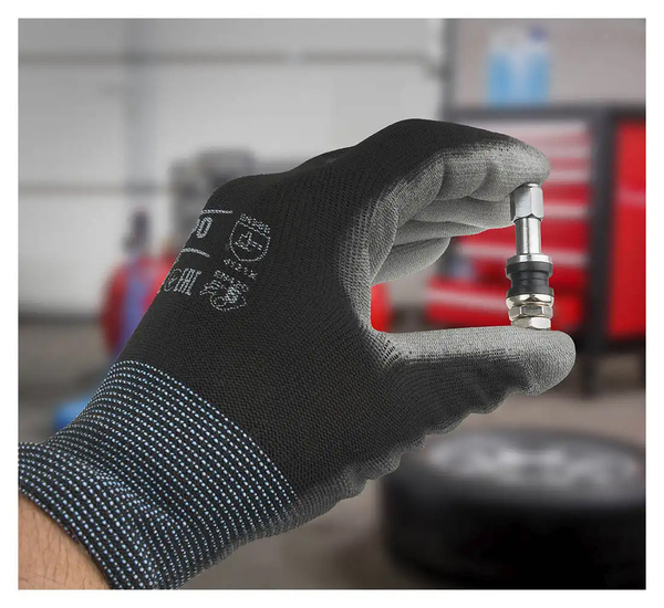 Tubeless valve for motorcycle tyres chrome-plated TR 43E