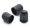 Valve caps - black - 100 pcs