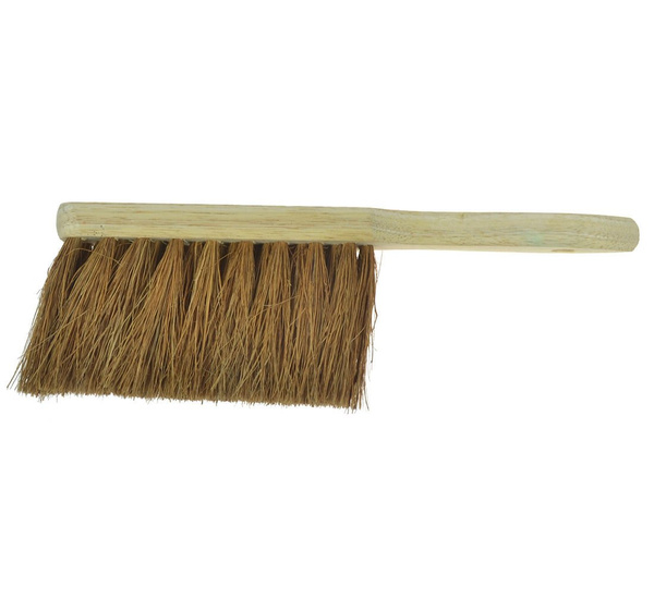 Coconut fibre brush, industrial sweeper