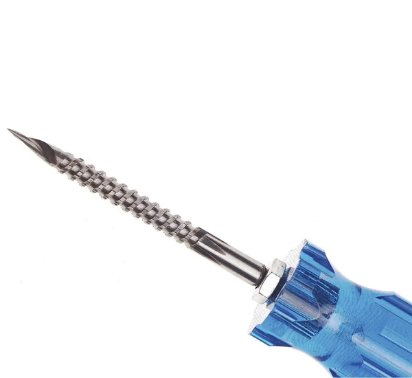 Manual tyre mill, screwdriver type