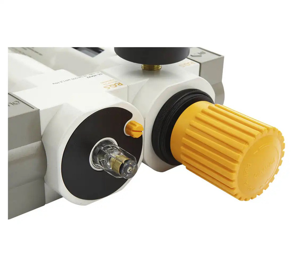 Air Pressure regulator with water separator and air lubricator. 1" MAXI RQS