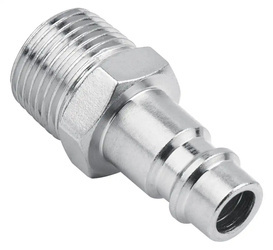 Quick coupler plug male thread - 3/8'