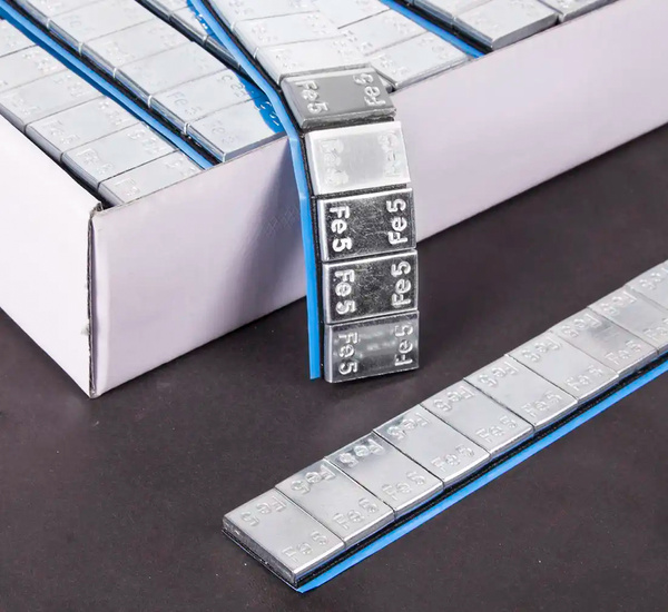 Adhesive weights FE NN 5 Edgy 100pcs weight from 5,0 to 5,1 kg