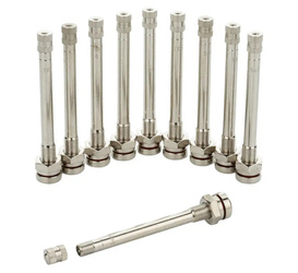 Valve for tubeless truck wheels chrome-plated TR 545 - 10 pieces