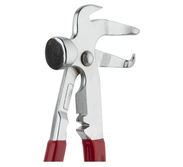 Pliers for clip-on weights, chrome