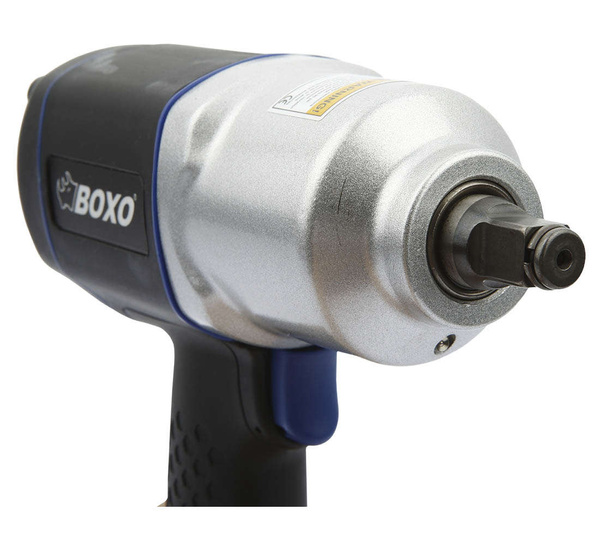 Set impact wrench for tyres BOXO 1280Nm 1/2" + 1/4" plug connector