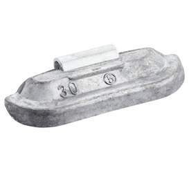 Clip-on lead (Pb) 30g weights for steel wheels Fivestars