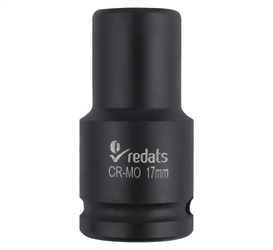 Impact socket 17mm 3/4" REDATS