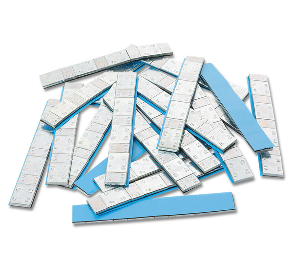 Adhesives weights NN 5/10 EDGY 100 strips from 5,0 kg to 5,1 kg