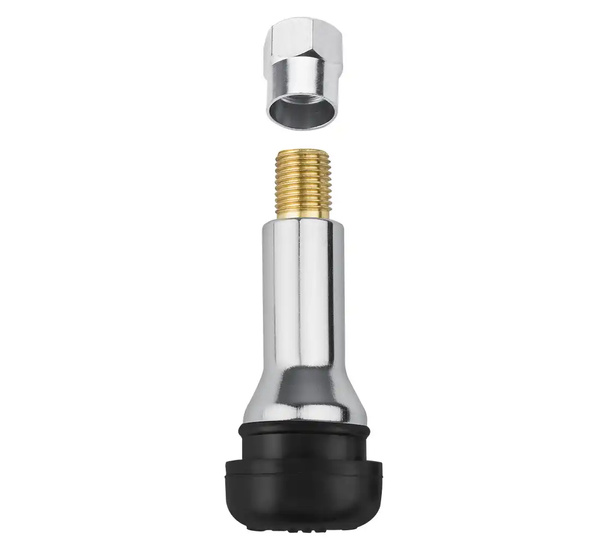 Valve TR414 chrome REDATS for aluminium rims - 1 pc.