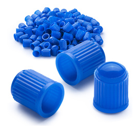 Valve caps - blue - 100 pcs