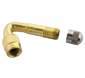 45° angle valve extension for pumping