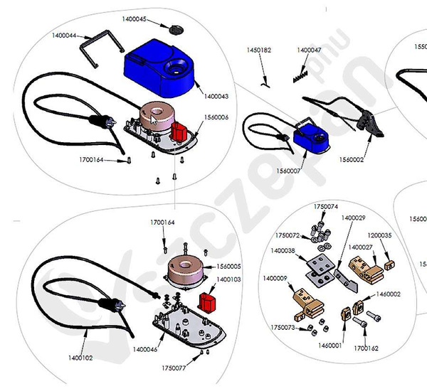 Part - RUFF - cable for the handle, 1.9 m