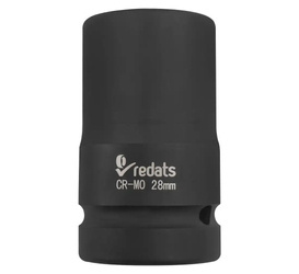 Impact socket 28mm 1"" REDATS