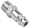 Quick coupler plug male thread - 1/4'