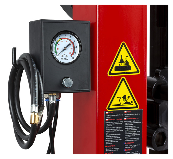 Automatic tyre changer with 3D-1 helper arm and Inflator REDATS M-221FI